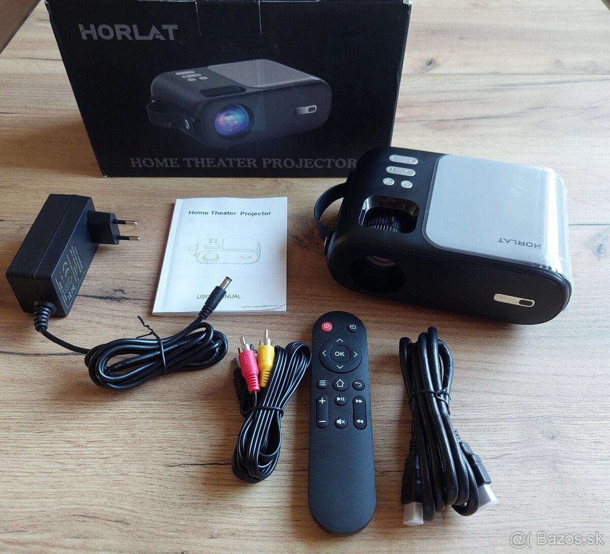 Projektor HORLAT Full HD 1080P - 5G WiFi, Bluetooth