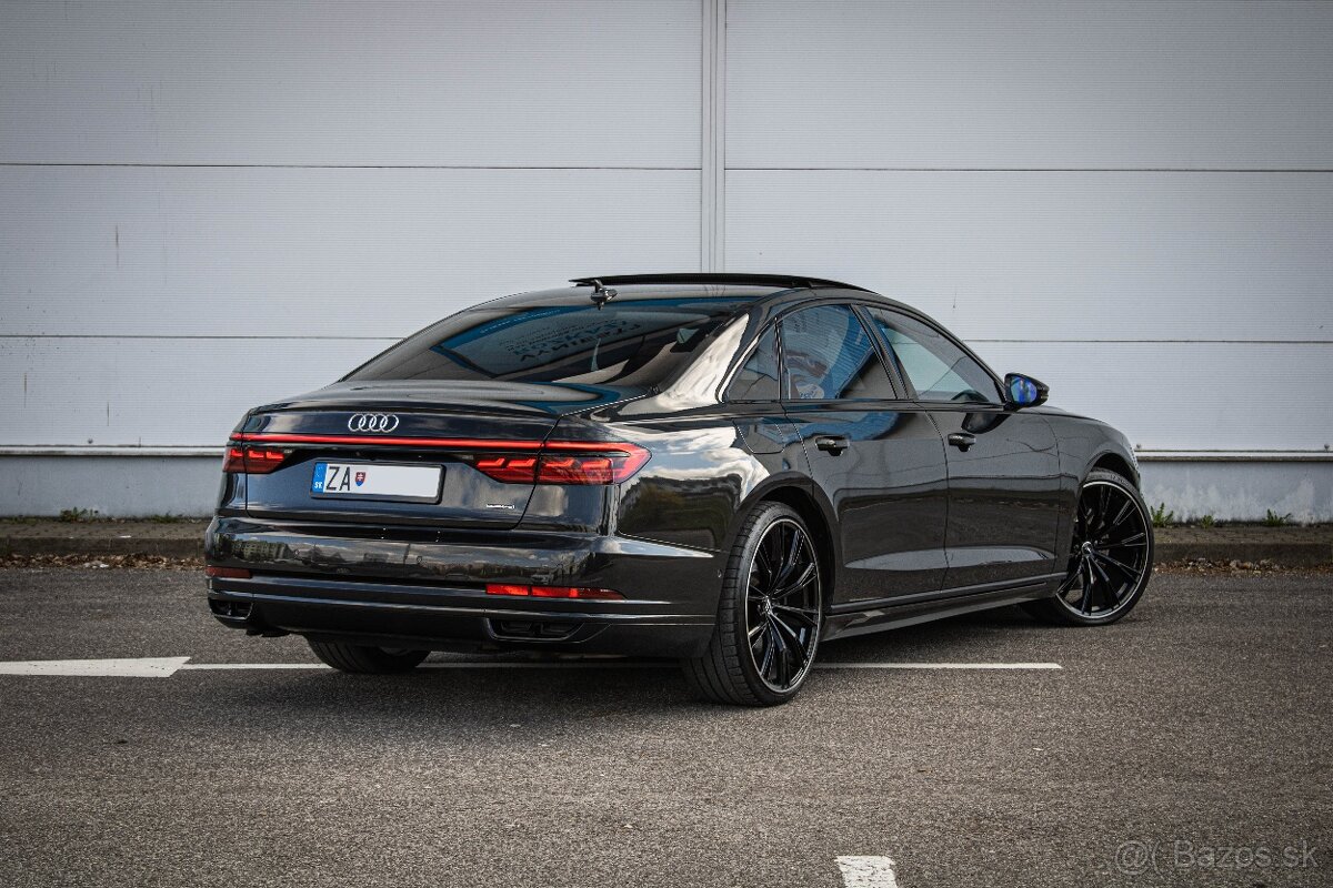 Audi A8 55 3.0 TFSI V6 Black, Soft-close, Head-up, webasto