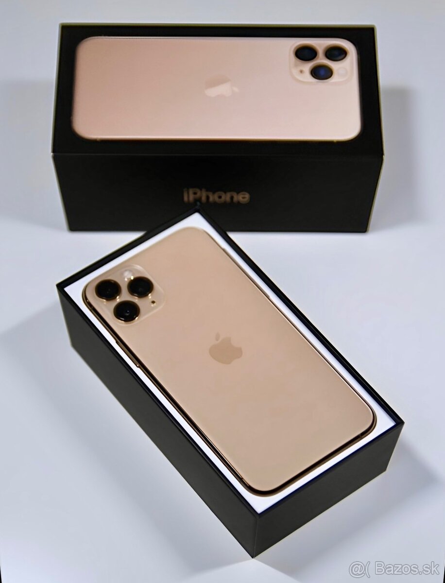 iPhone 11 Pro Max Gold BATERIE 100% TOP