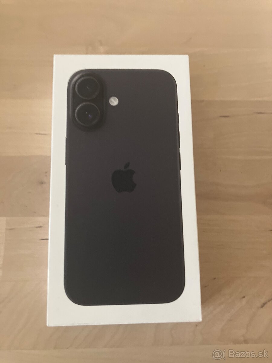 iPhone 16 , 256GB, čierny