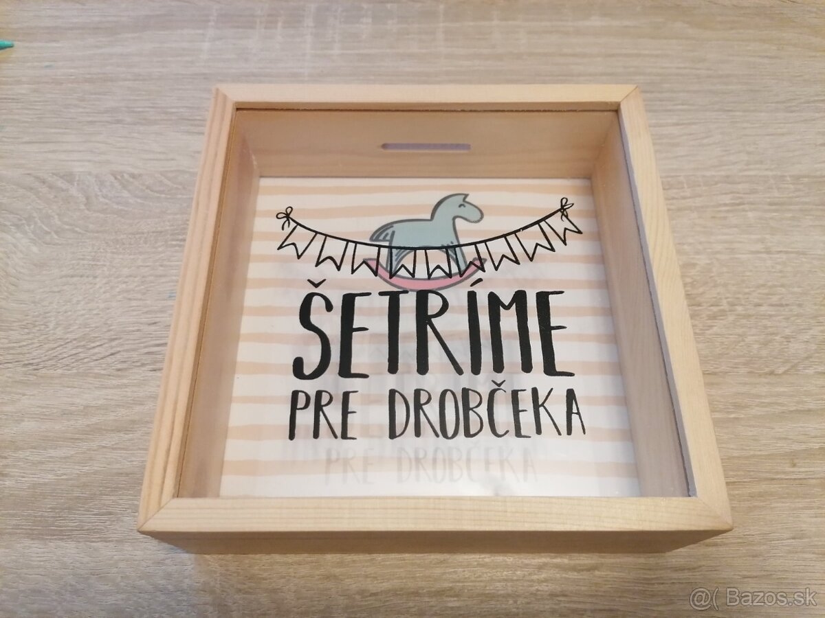 Pokladnička pre bábätko Šetríme pre drobčeka