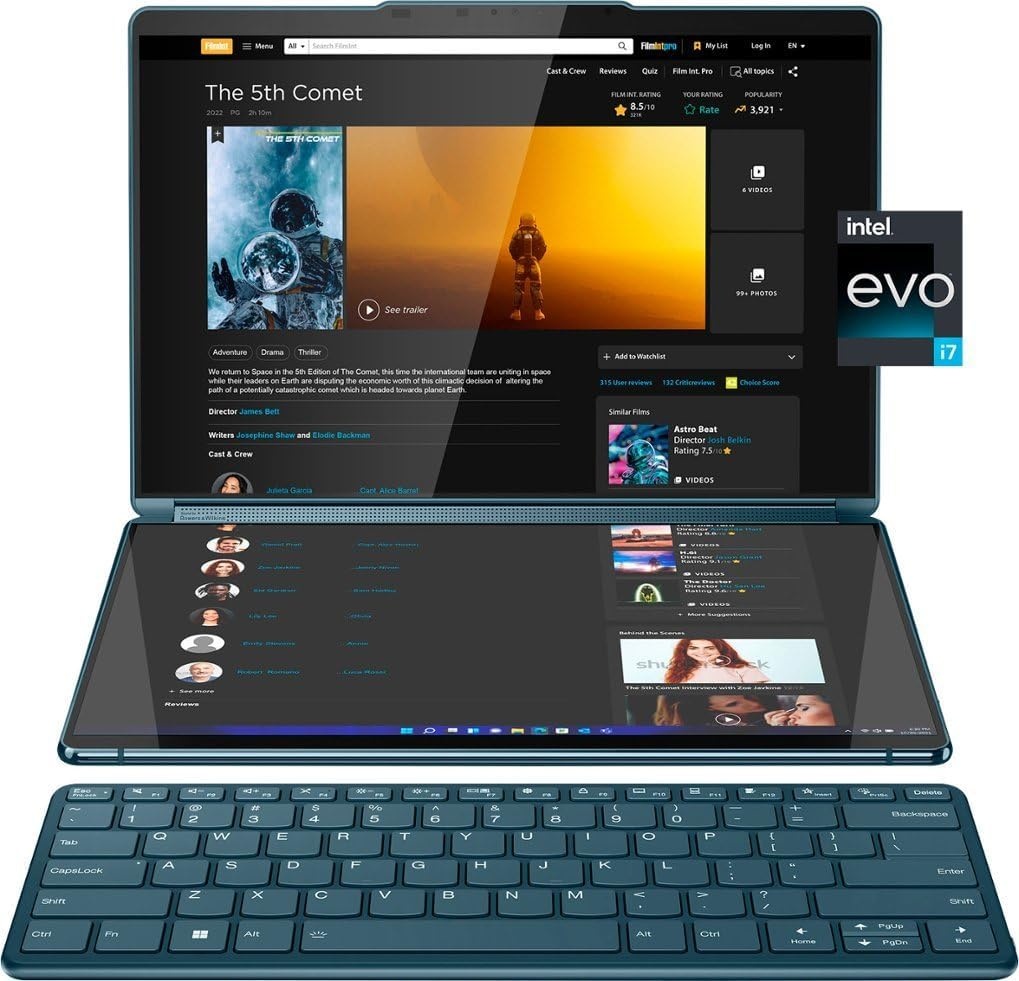 Lenovo Yoga Book 9 13IMU9 Tidal Teal celokovový 16GB/512GB