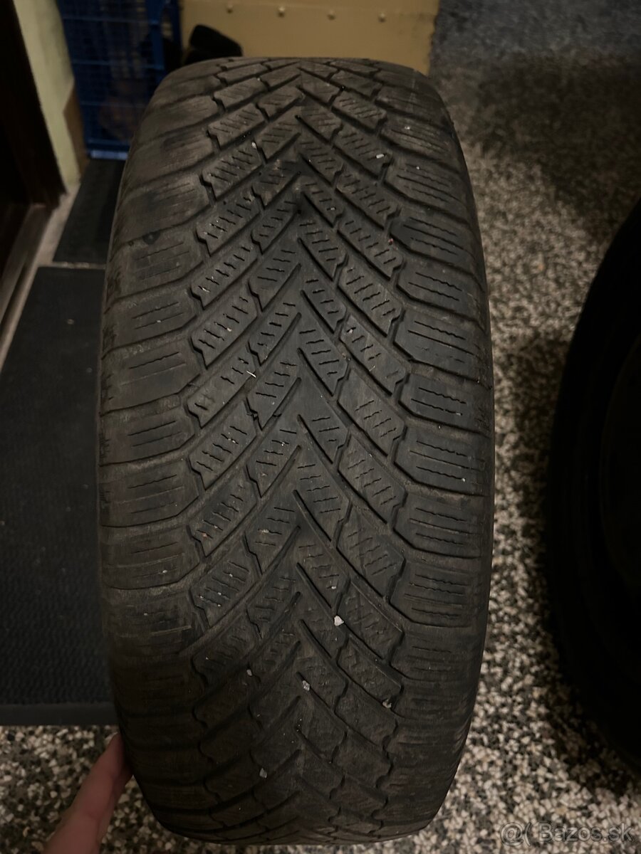 Zimné pneumatiky + Disky 205/55 R16 5x100 obuté na diskoch