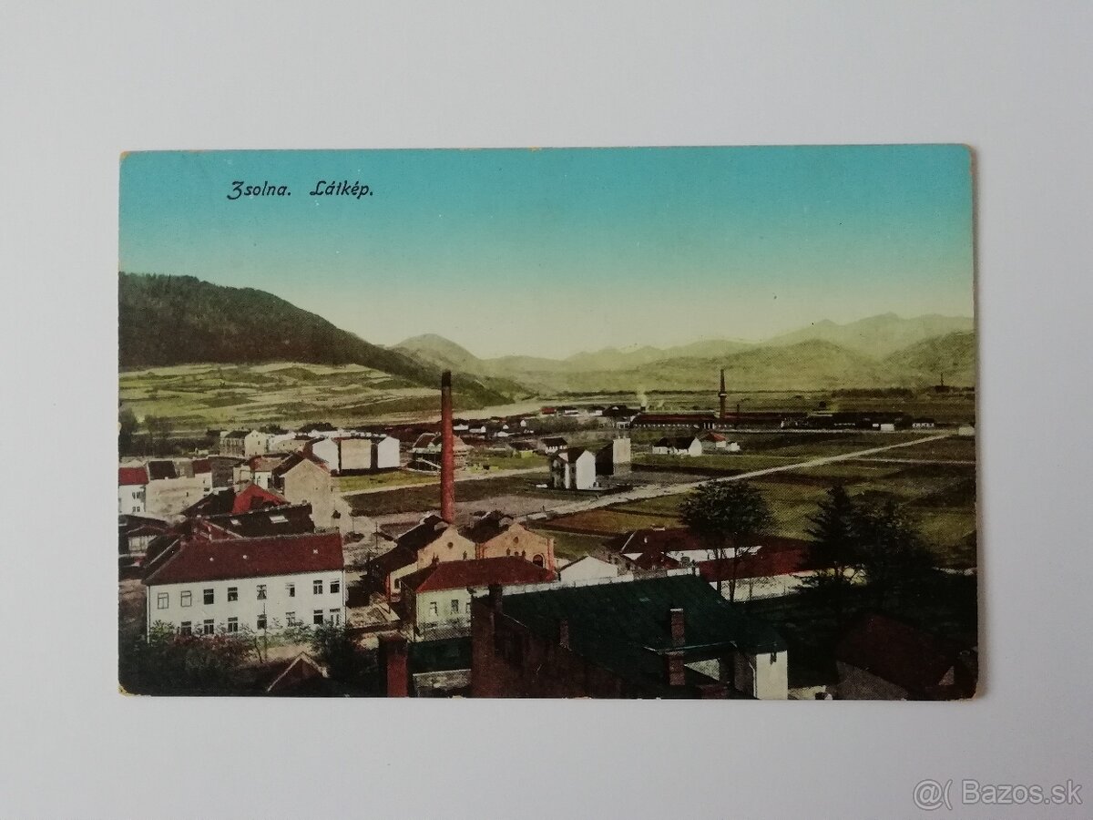 Stará pohľadnica Žilina 1915