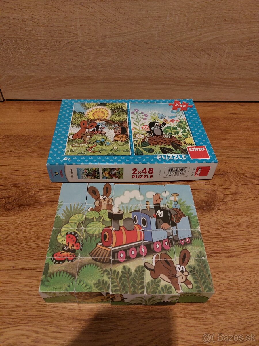 Krtko kocky a puzzle