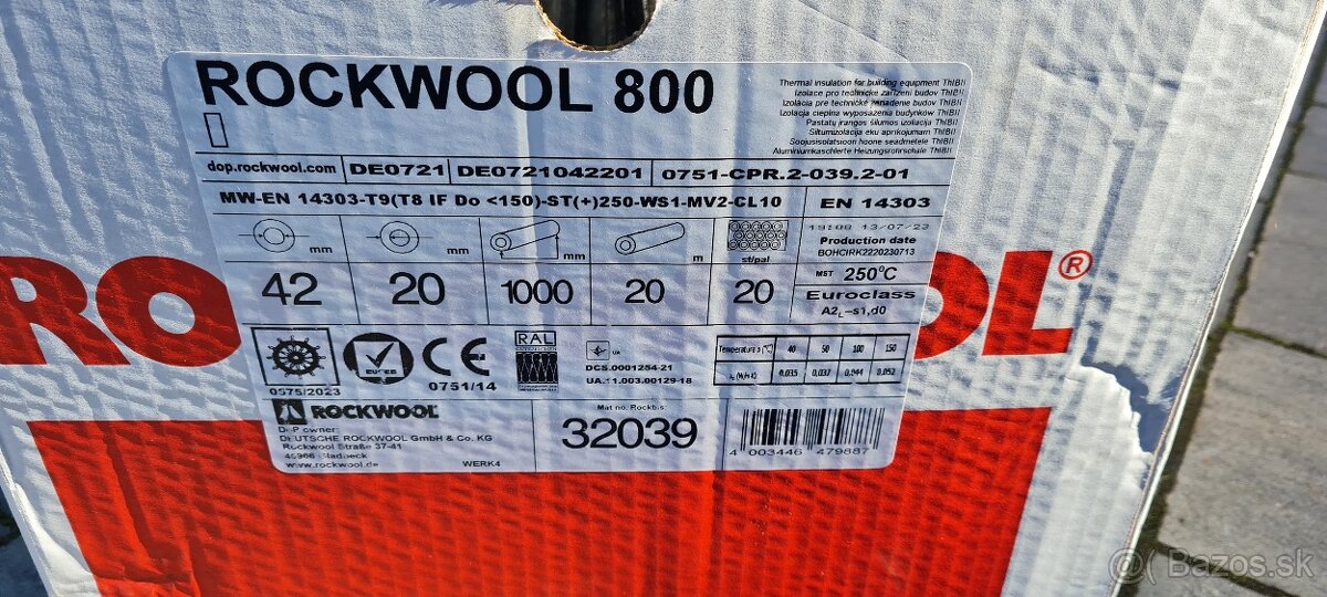 Predam izolaciu rockwool