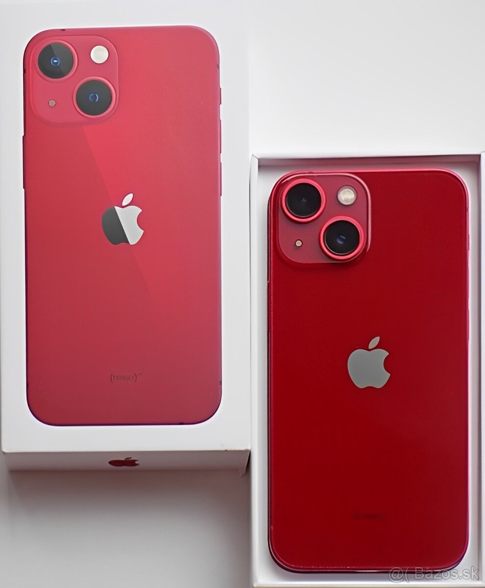 iPhone 13 Red BATERIE 100% TOP