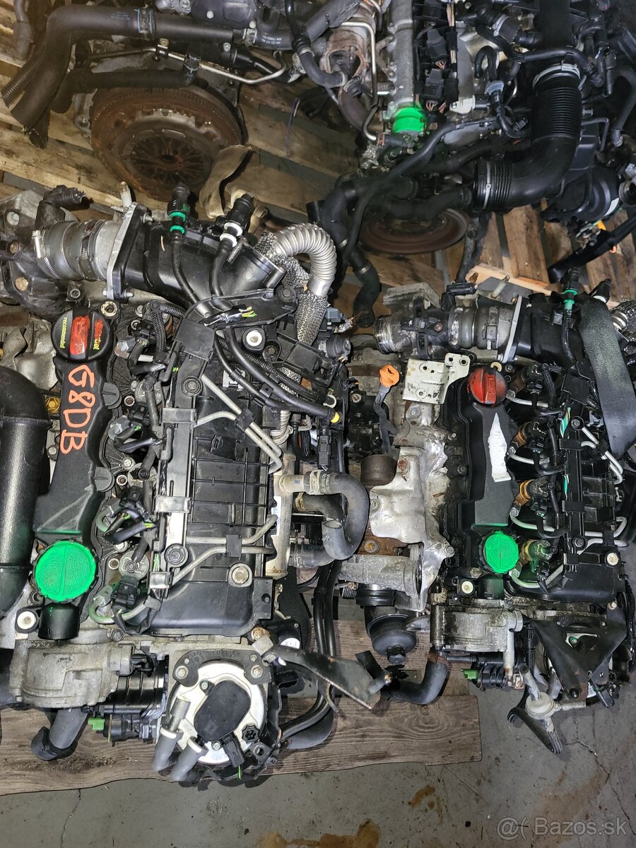 Motor 1.6tdci 80kw g8dd ford