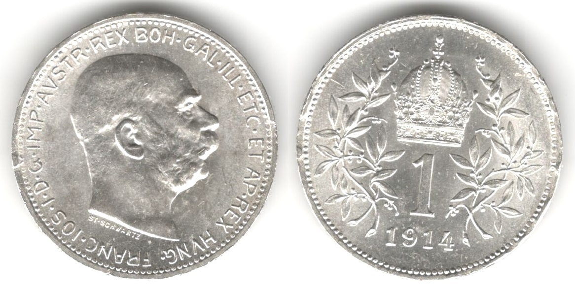 1 Koruna 1914