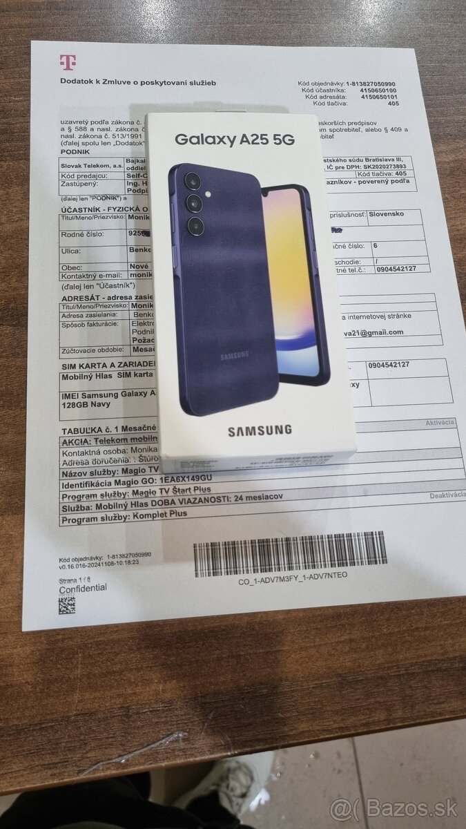 SAMSUNG Galaxy A25 5G 6GB/128GB