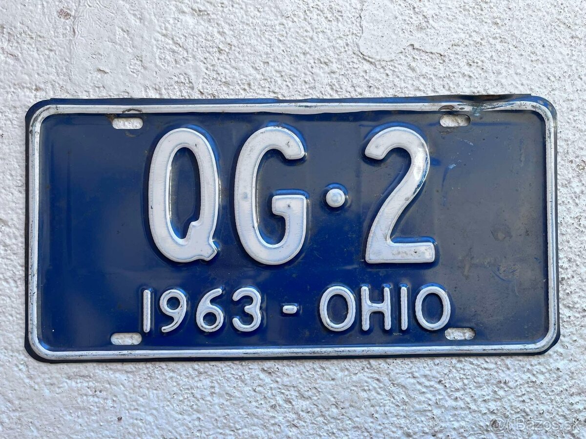 Americká špz Ohio