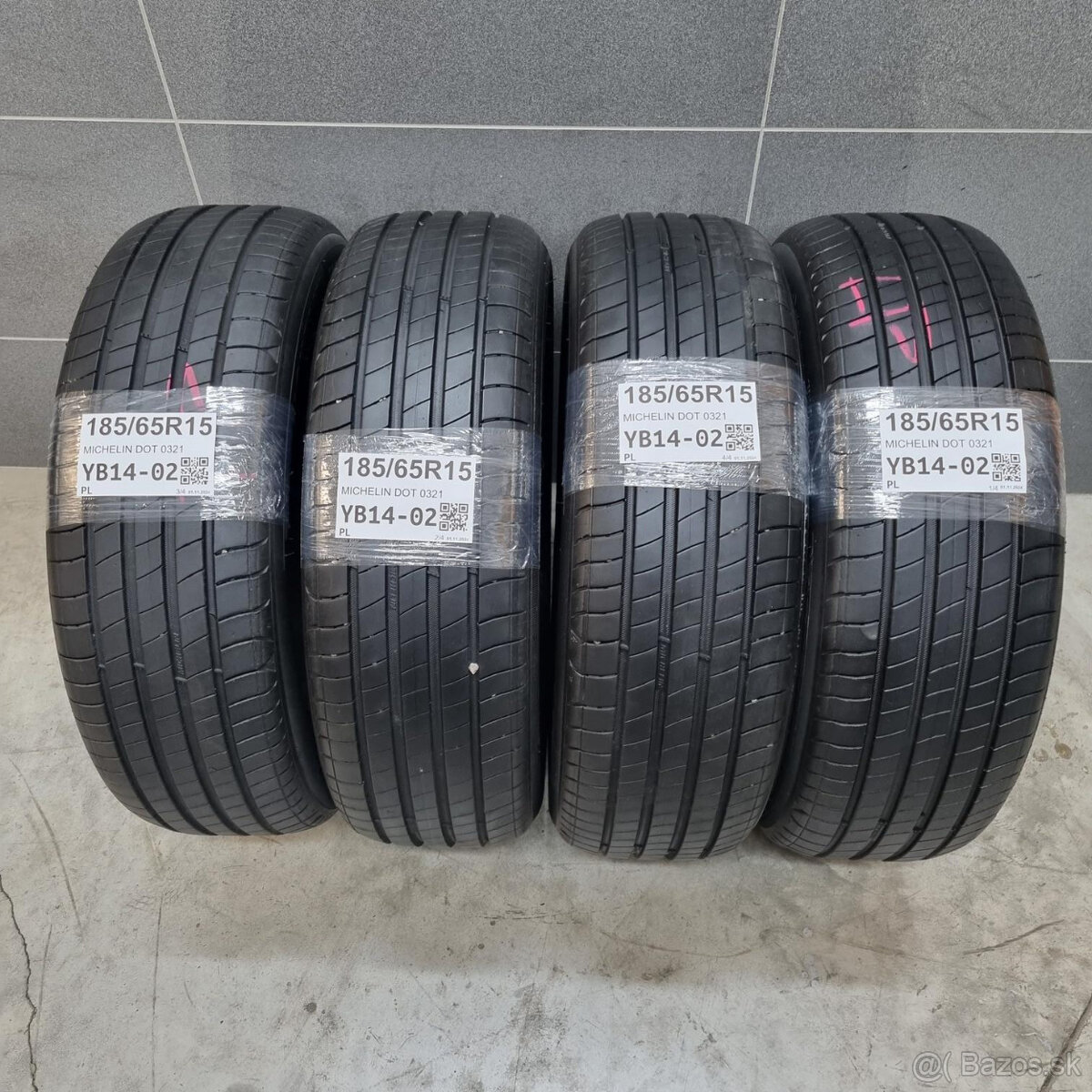 Letné pneumatiky 185/65 R15 MICHELIN DOT0321