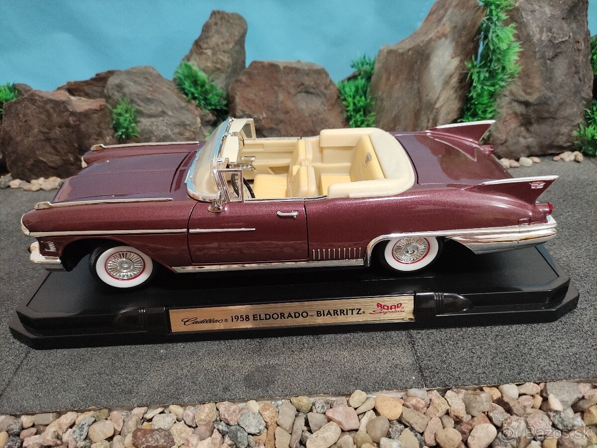 prodám model 1:18 cadillac eldorado biaritz 1958