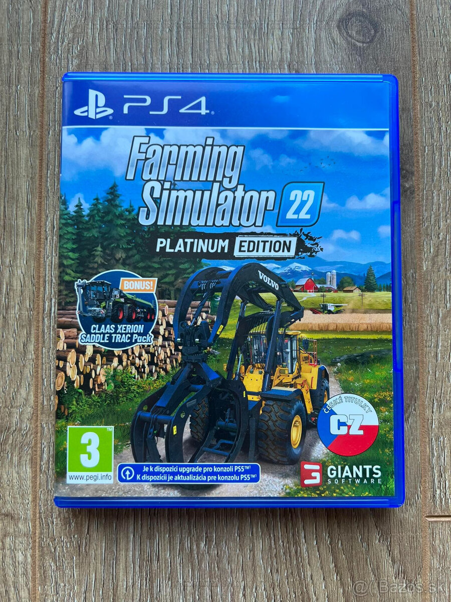 Farming Simulator 22 Platinum Edition na Playstation 4