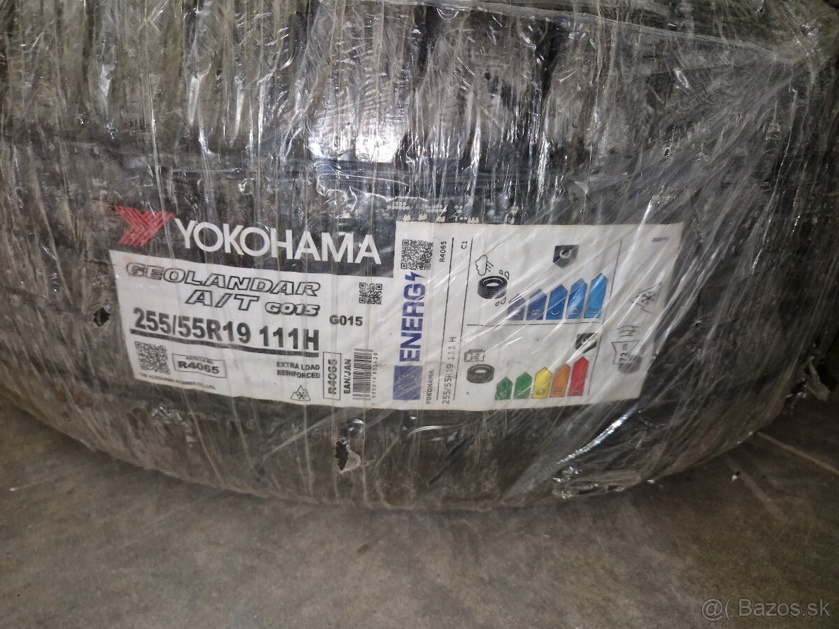 Predá, nove pneu Yokohama 255/55R19  111 H