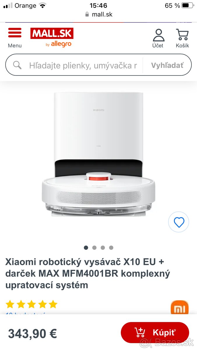 Robotická umývačka dlážky