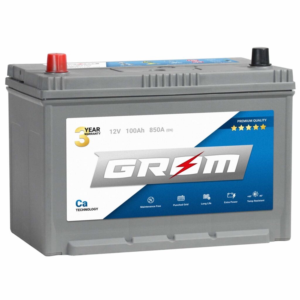 [NOVÁ] GROM Premium 100Ah 850A Ľavá plus