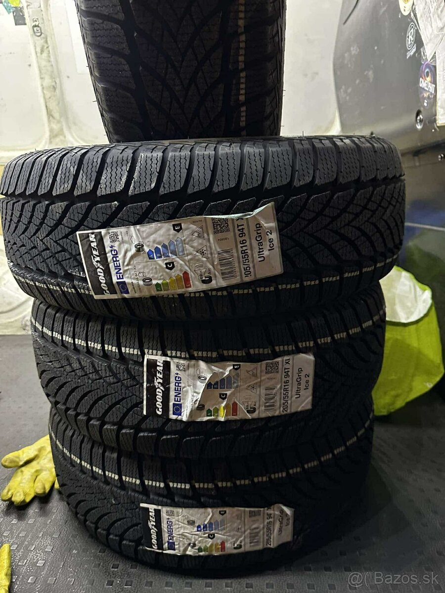 nove zimne pneumatiky 205/55 r16 GOODYEAR ULTRA GRIP ICE 2