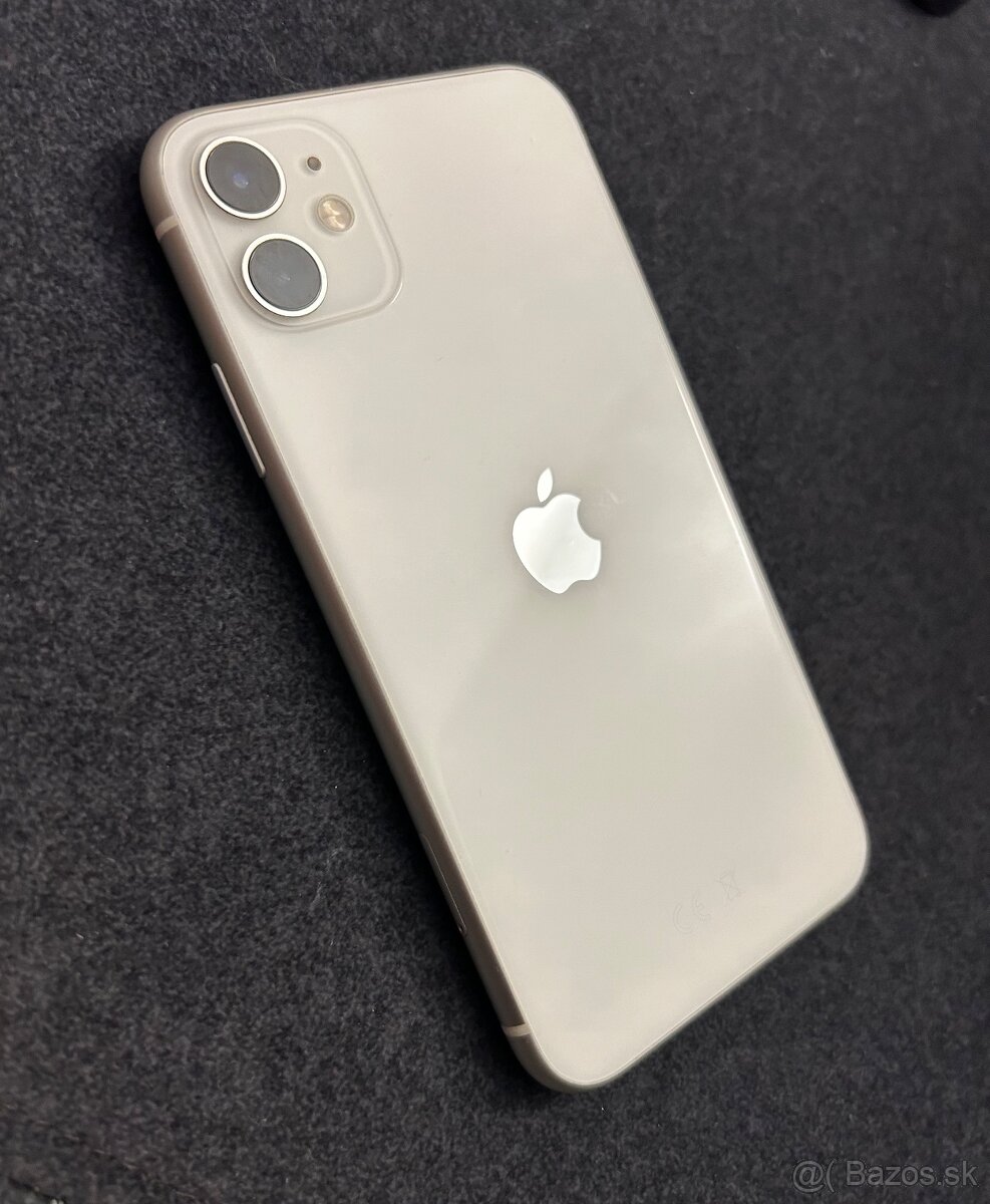 iPhone 11 128GB white - 100% batéria