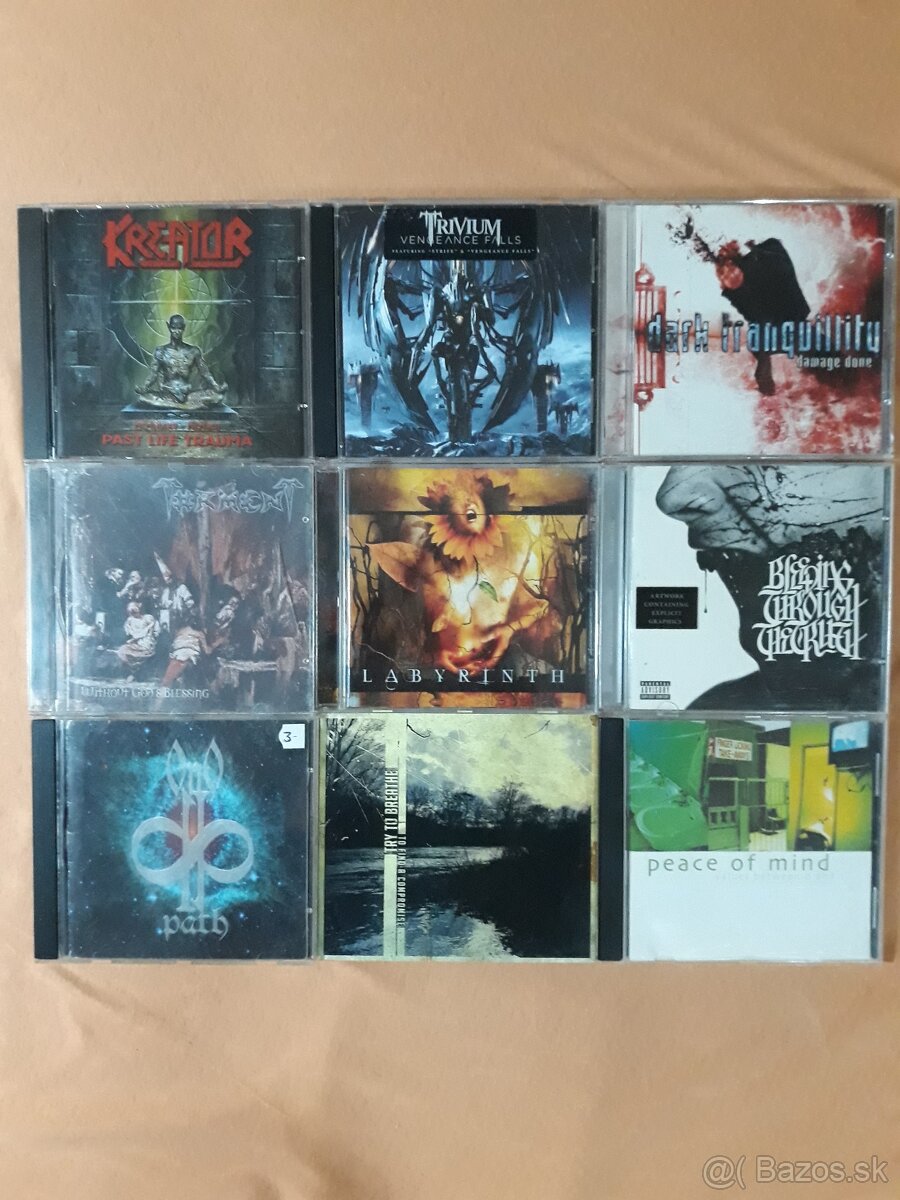 Predám cd-Heavy,Trash,Death,Black,Dooml,Hard Core