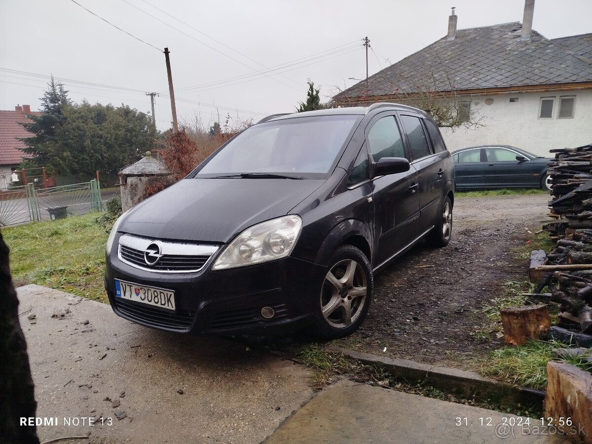 Opel Zafira B 1,9 88kw 2007 7miestne