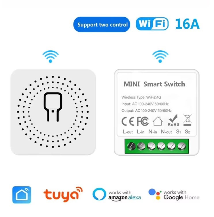 Smart wifi mini spínač 16A