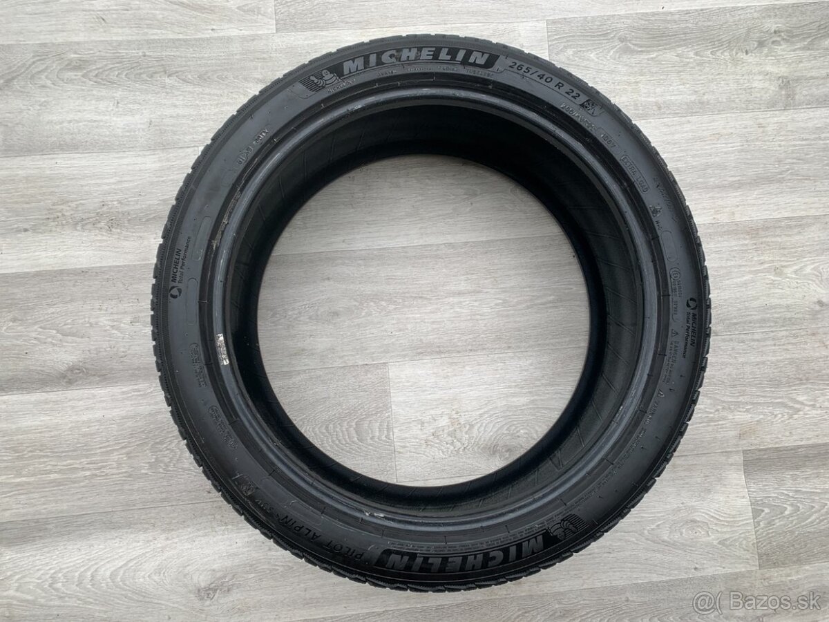 R22 ZIMNÍ SADA PNEU MICHELIN PILOT 265/40/22 90%