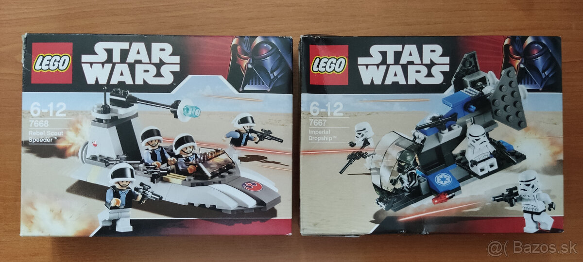 Lego Star Wars 7667 a 7668 – REZERVOVANÉ