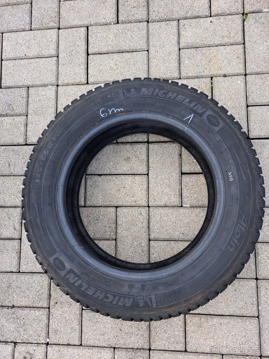 Michelin Alpin 175/65/15 zimné pneu 2ks