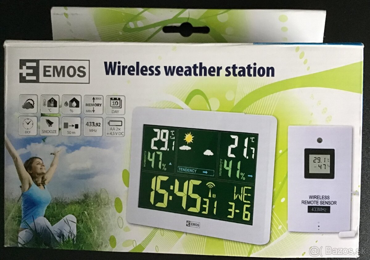 Wireless meteostanica EMOS E5062 - VÝBORNÝ STAV