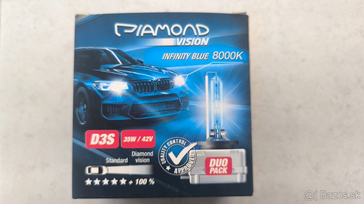 Xenon D3S 35W 42V 8000K Diamond Vision HID