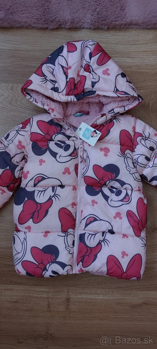 Dievčenská zimušná bunda Minnie 98 / Nová