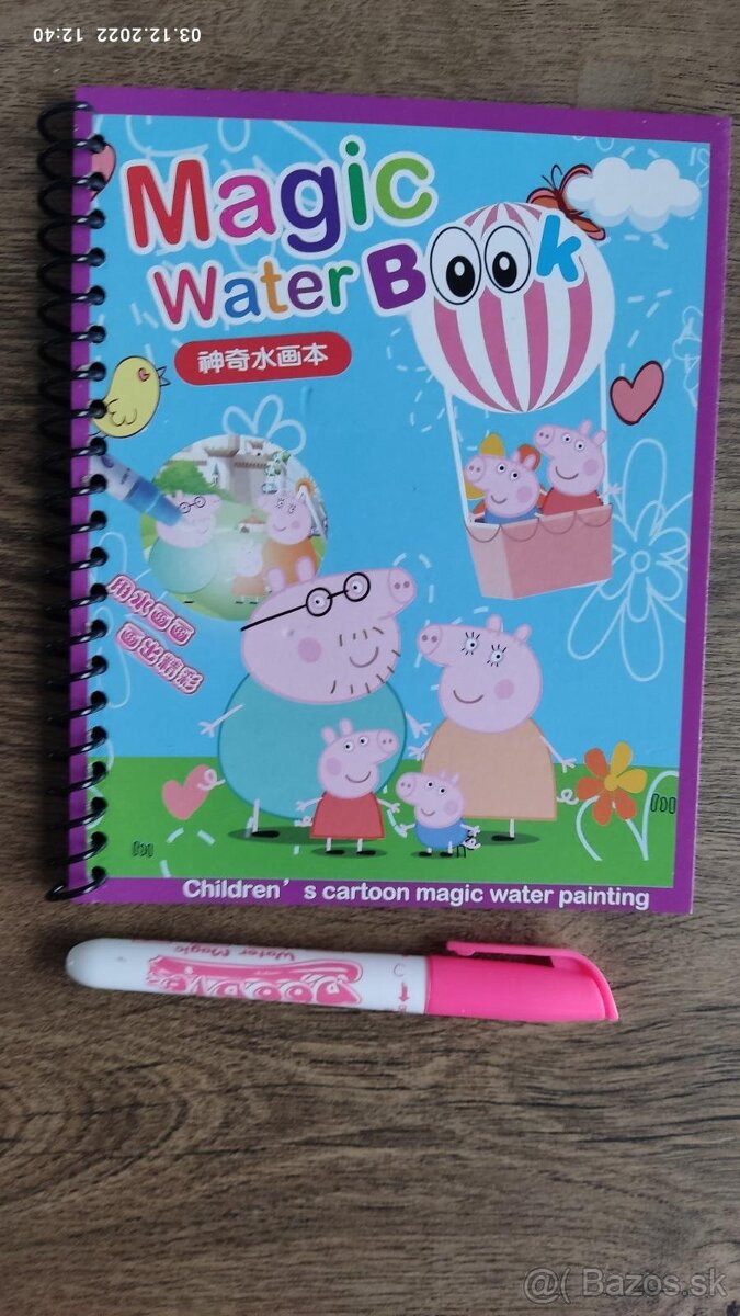 Peppa pig knižka na maľovanie