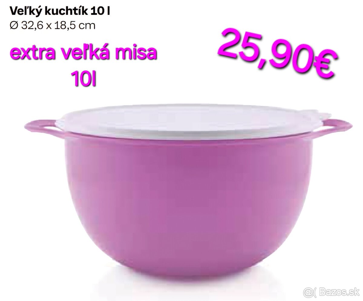 Misa kcuhrik od Tupperware nová