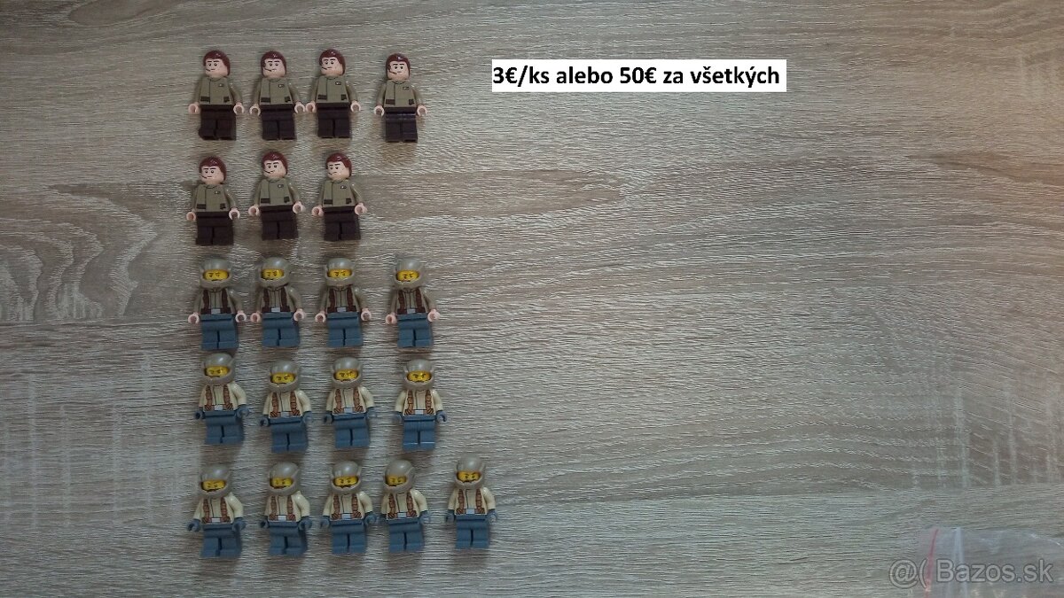 Predám rôzne Lego Star Wars figurky