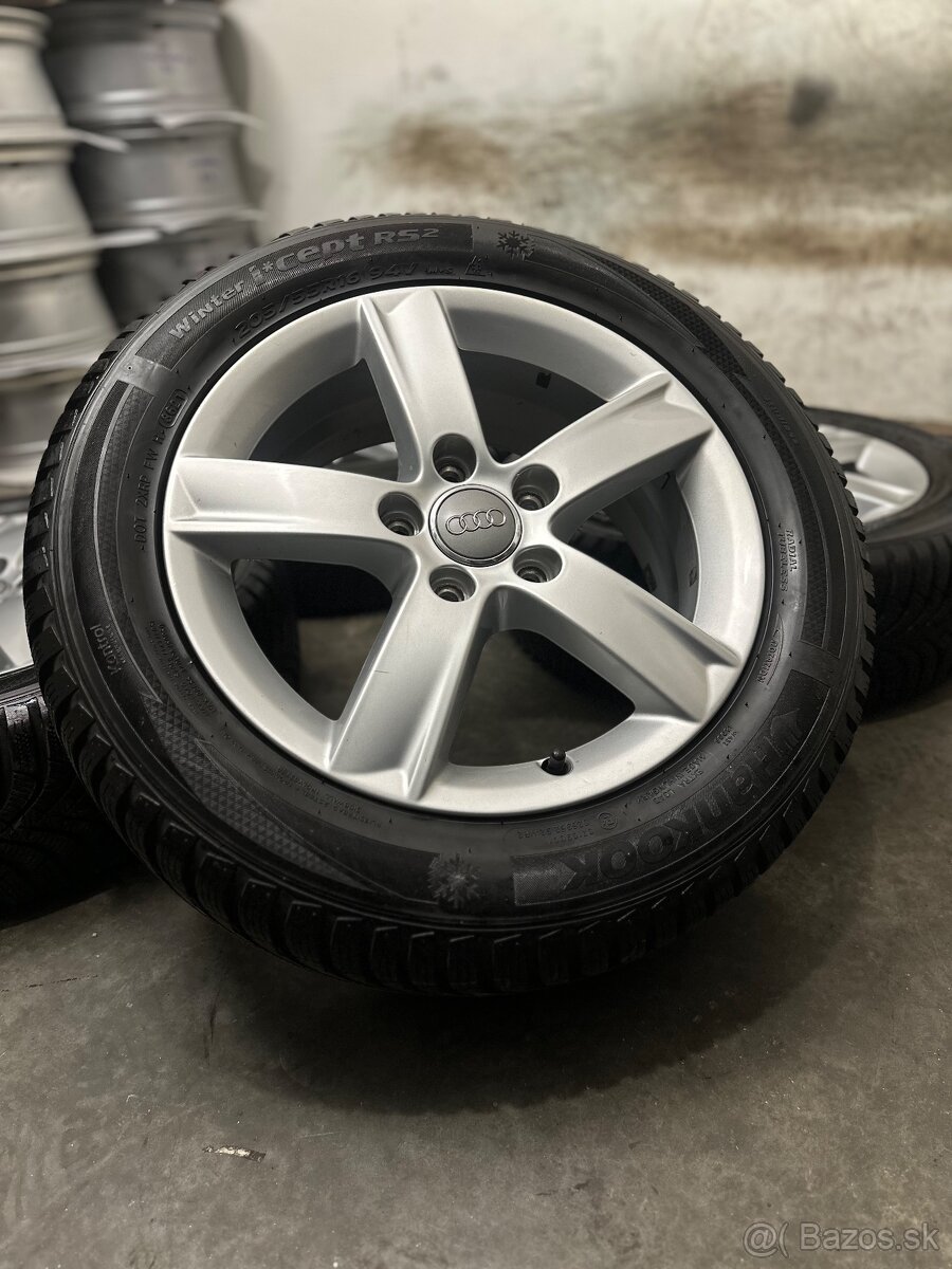 Zimná sada 5x112 R16 , 205/55/16 Audi A3 , VW, Škoda, Seat