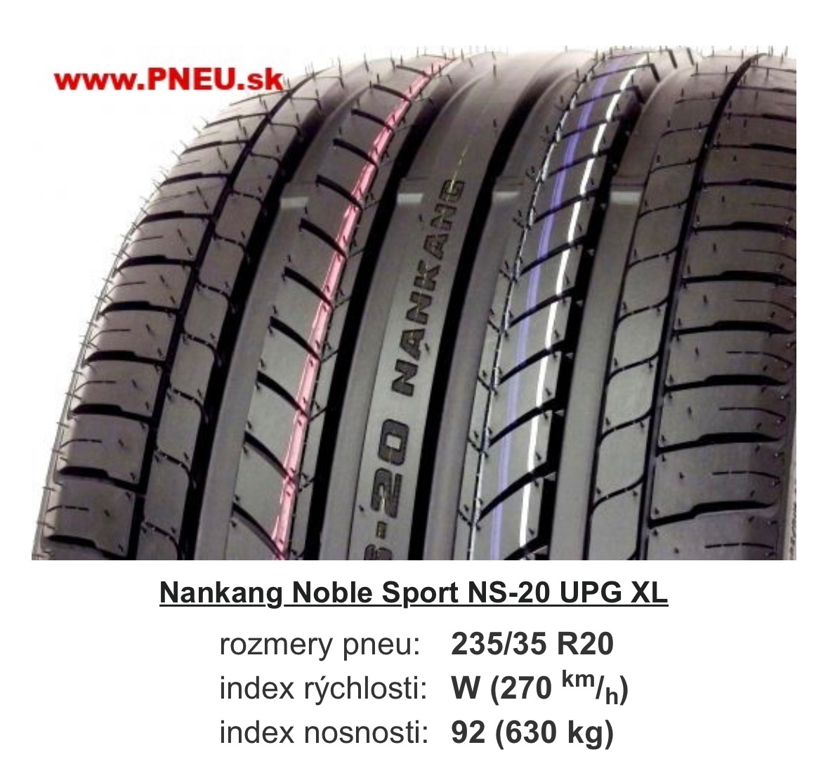 nankang ns 20 noble sport 235/35 R20