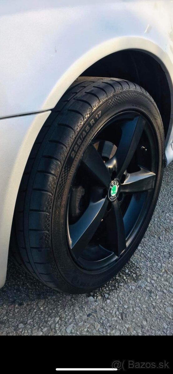 Elektrony R17 5x100 plus letne pneu na sezónu