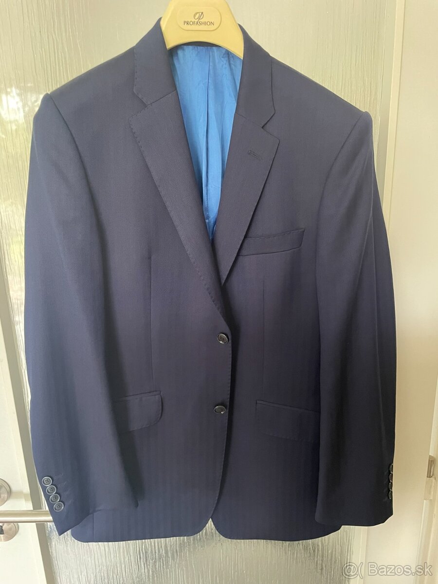 Italské navy sako blazer