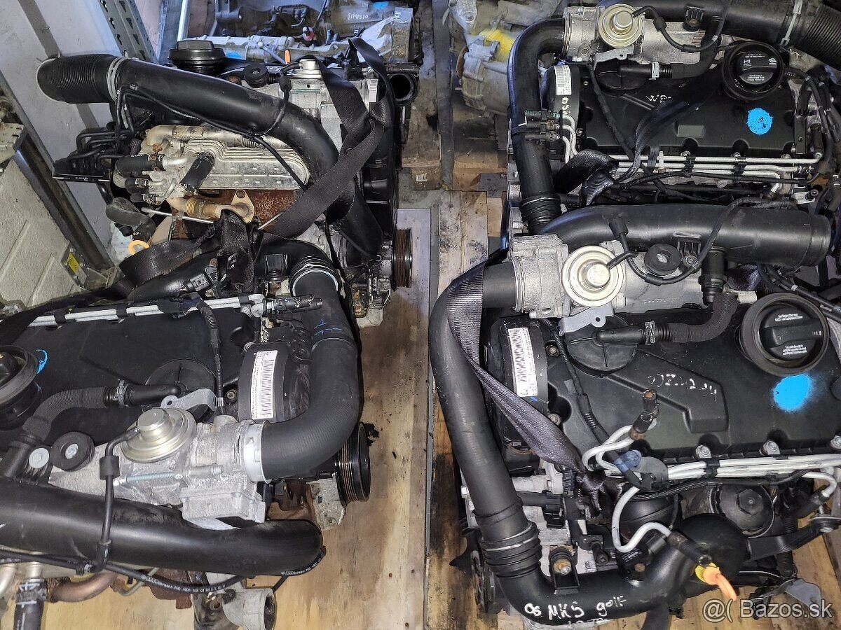 Motor 1.9tdi 77kw bxe bkc bjb