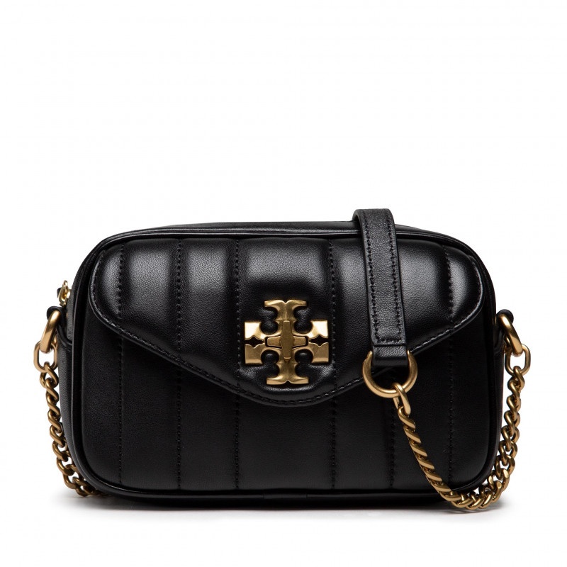 Kožená kabelka Tory Burch Kira mini camera bag