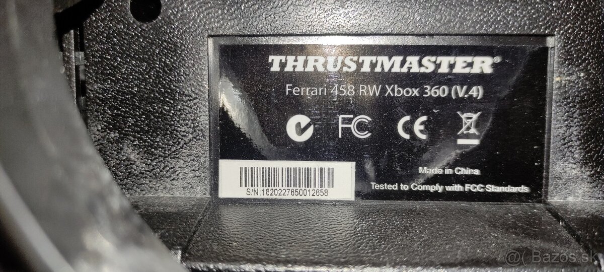 Xbox 360 Herný volant thrustmaster Ferari 458 RW