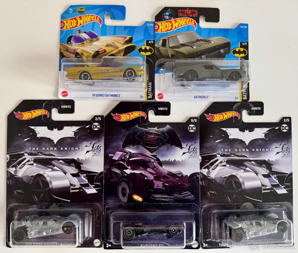 Hot Wheels - Batman 5ks - cena za všetko na foto