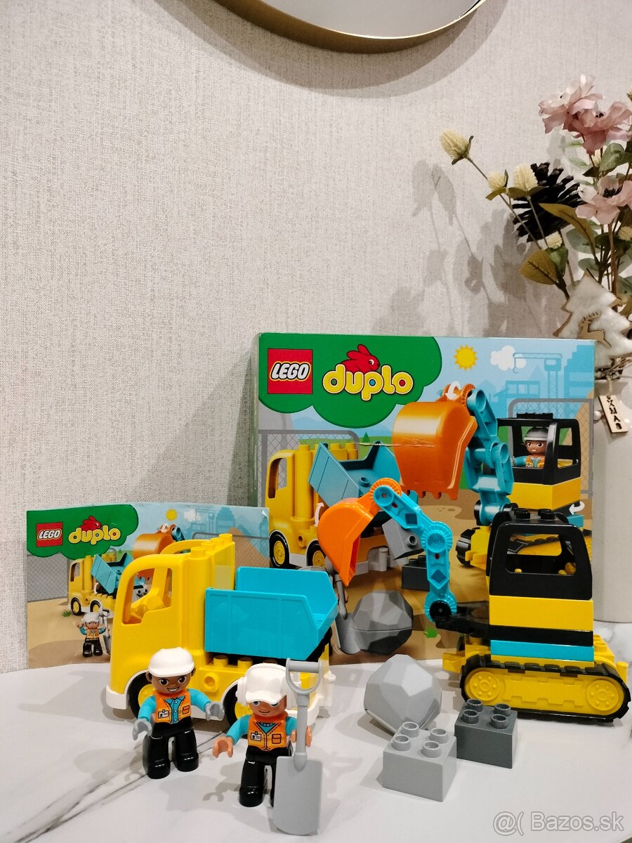 PREDANÉ - Lego Duplo 10931 – Nákladiak a pásový bager