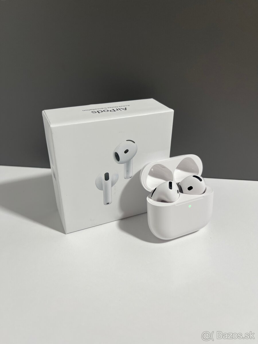 Nové, nepoužité, zabalené Airpods 4 z ANC