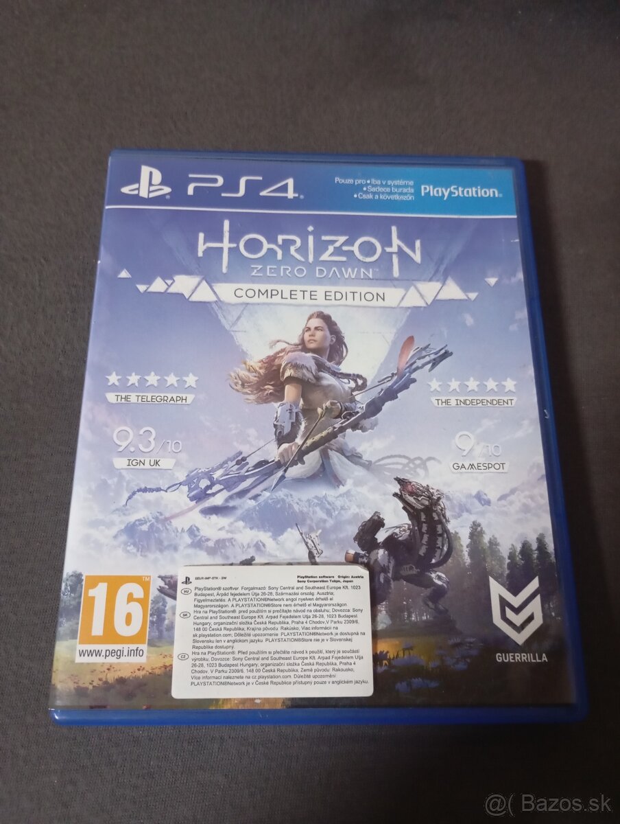 Predám hru na playstation 4 Horizon zero dawn