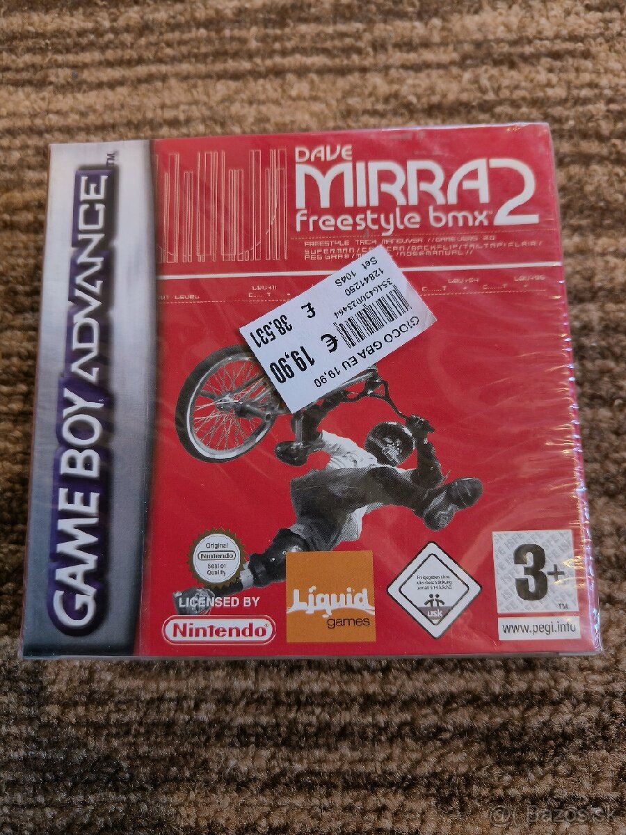 Dave Mirra 2 Freestyle BMX - Gameboy Advance hra