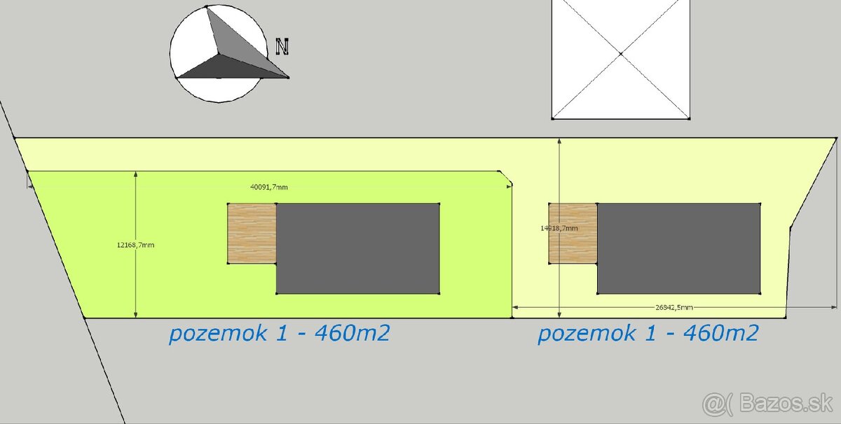 Stavebny pozemok 460m2 na predaj 11km od Žiliny