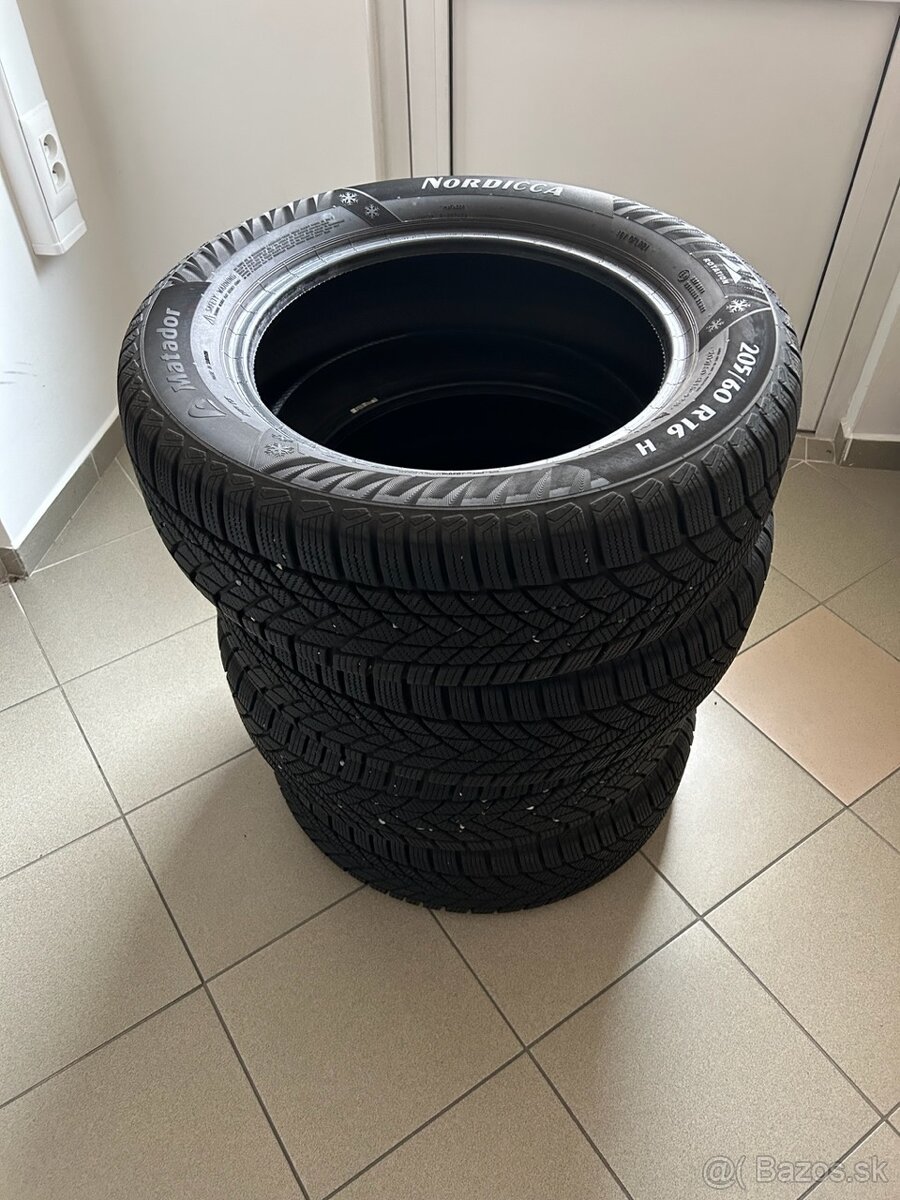 205/60 R16 Matador MP93 Nordicca  zimné pneumatiky skoda IV