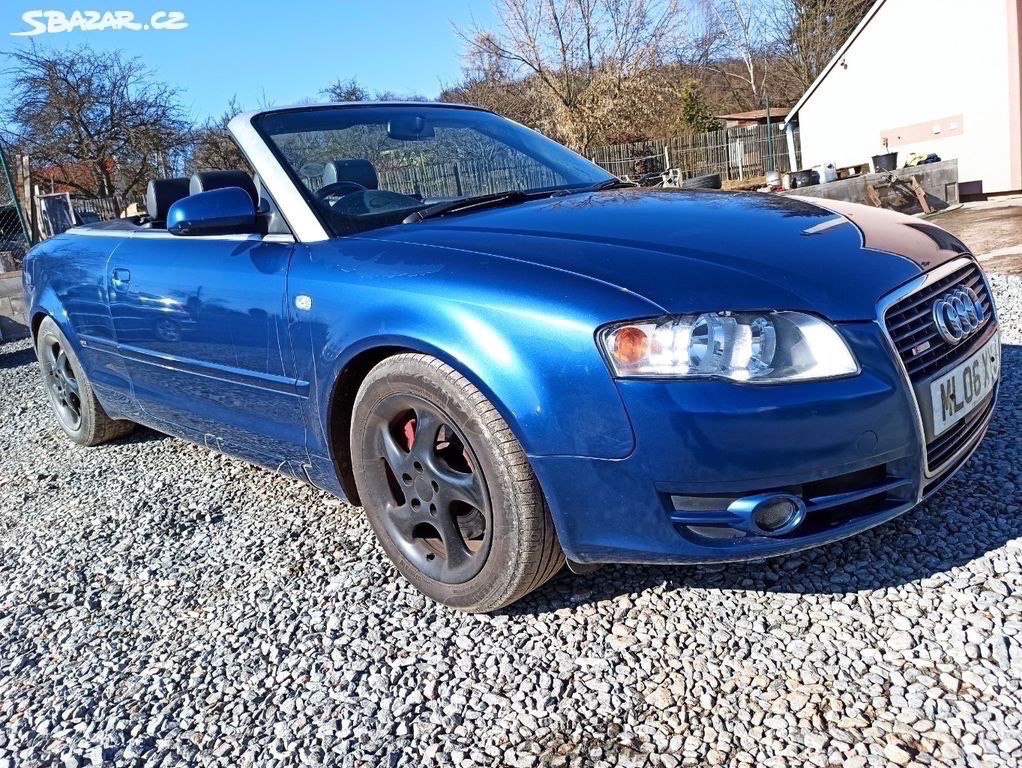 Audi A4 B7 Cabrio 2.0 TFSI 147KW veškeré náhradní díly